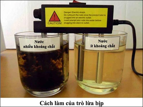 [Phải đọc]Vạch trần chiêu trò test nước sạch bằng phương pháp điện phân