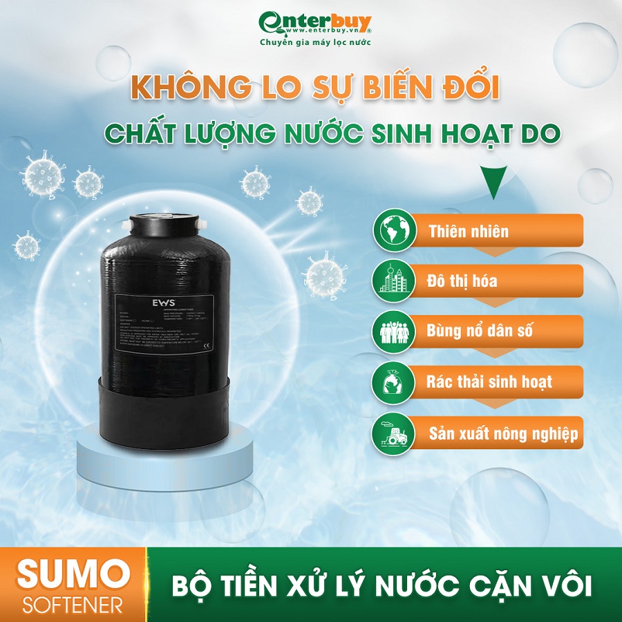 An tâm với sự biến đổi chất lượng nguồn nước sinh hoạt