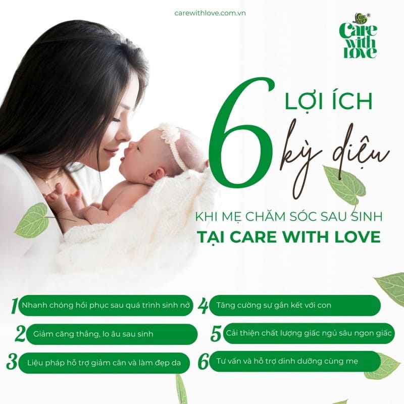Dịch vụ chăm sóc sau sinh hàng đầu tại Việt Nam
