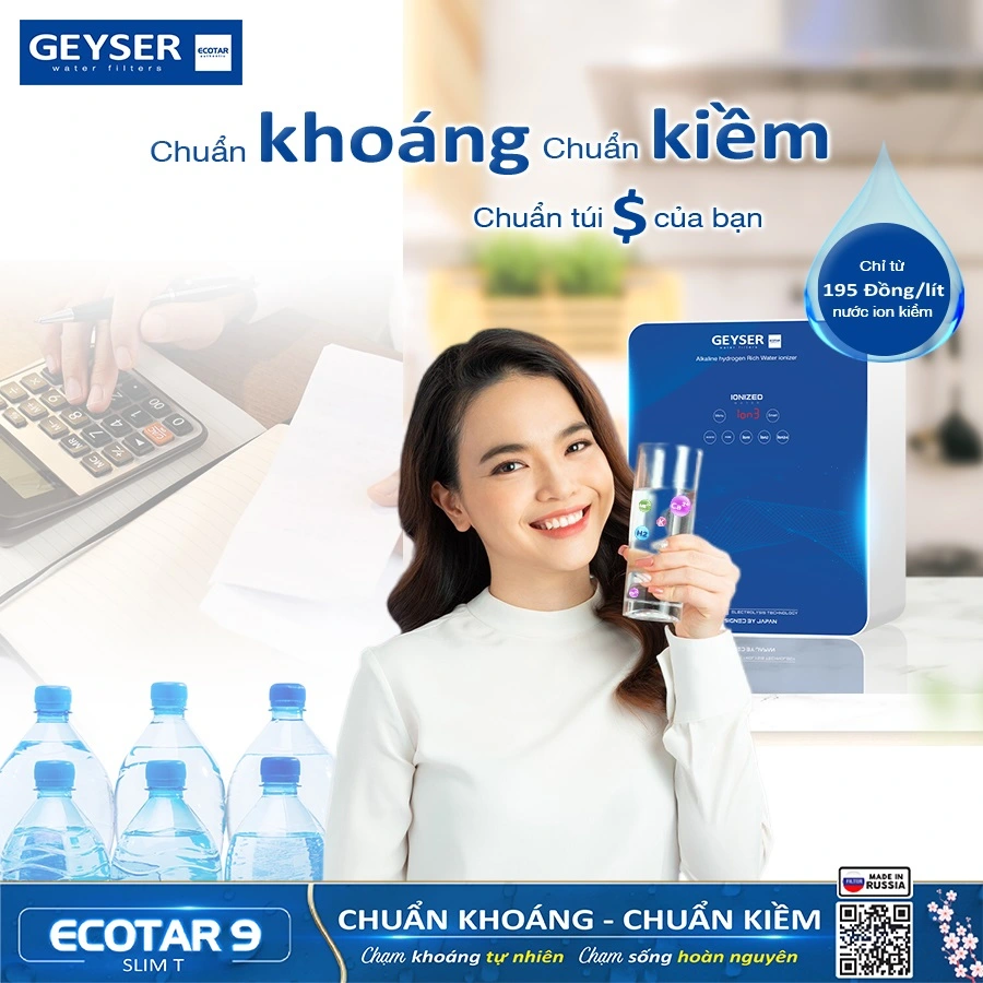 Máy lọc nước Geyser Ecotar 9 Slim T 