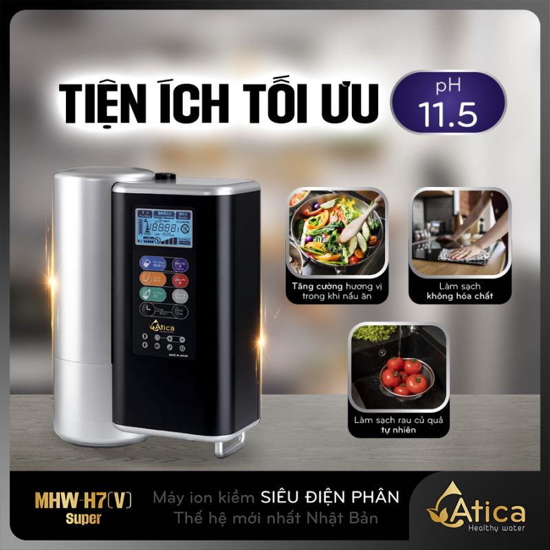 Các chế độ nước của Atica SUPER MHW-H7(V)