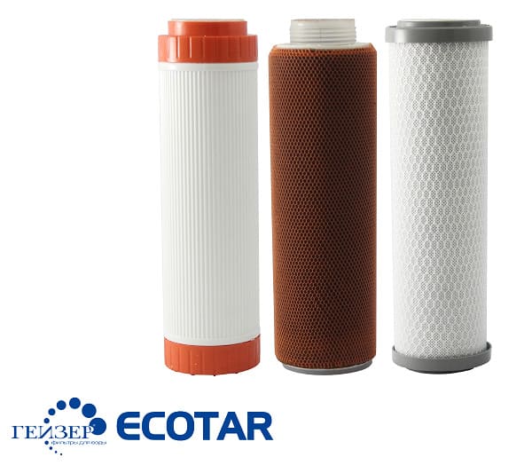 Bộ 3 lõi lọc nước nano thay thế máy Geyser Ecotar 5