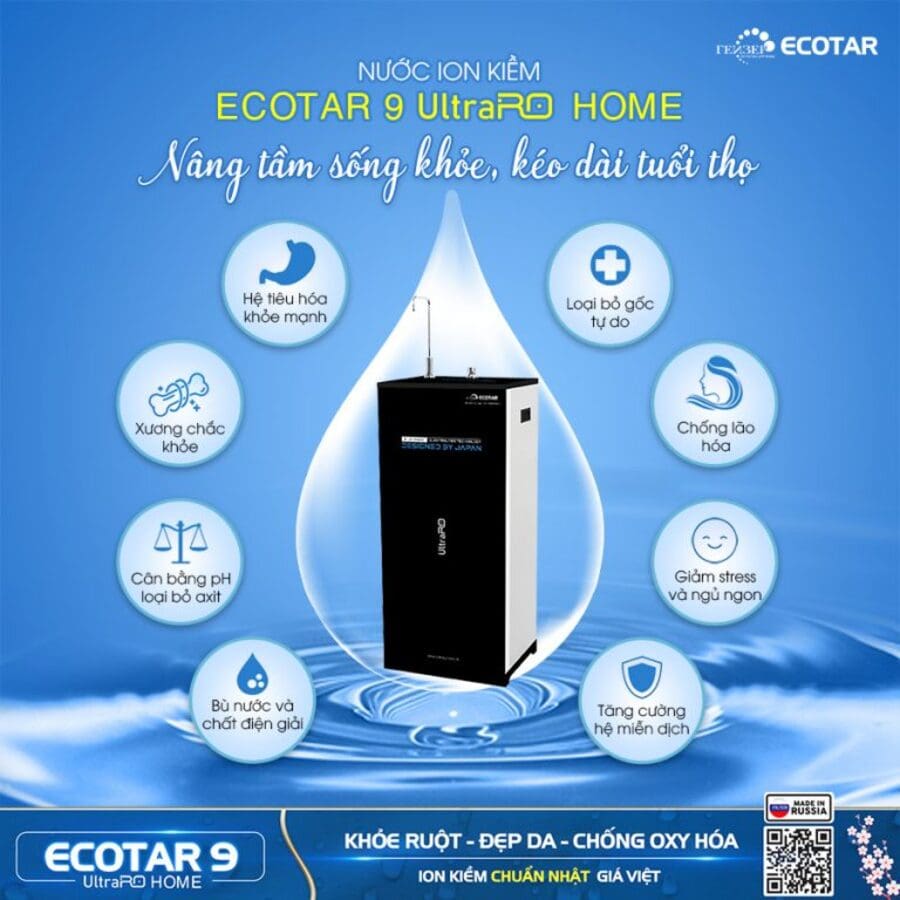 Công dụng của các chế độ nước Geyser Ecotar 9 UltraRO Home