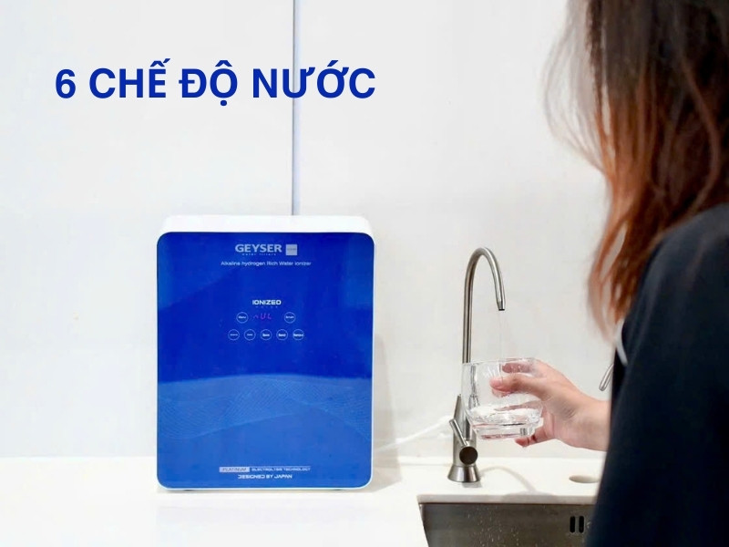 6 chế độ nước máy lọc Geyser Ecotar 9 Slim T tạo ra có thực sự tốt như lời đồn?