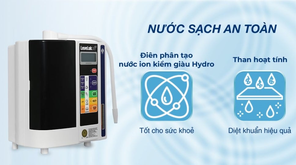 Máy lọc nước điện giải Kangen Leveluk SD501