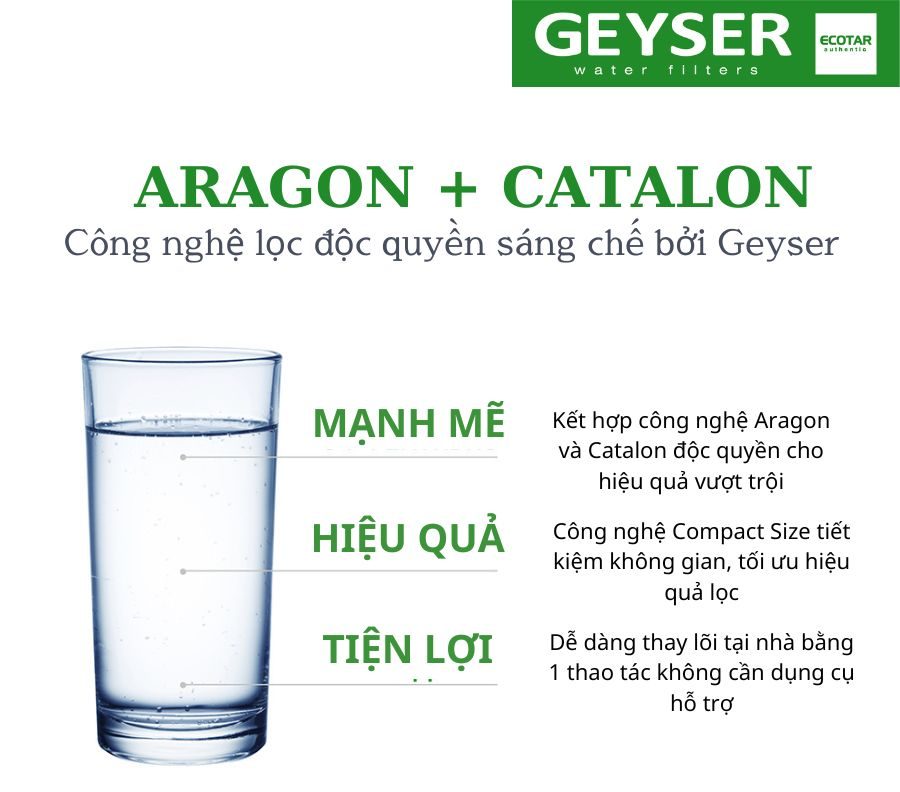 Máy lọc nước chuẩn khoáng Geyser Ecotar 9 Smart - Nhập khẩu nguyên chiếc từ châu Âu