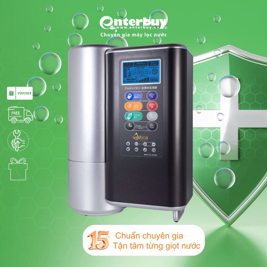 Máy lọc nước ion kiềm Atica Super