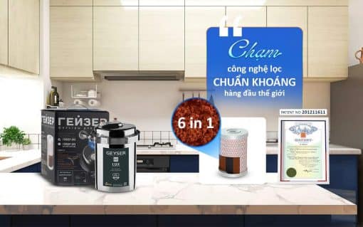 Máy lọc nước chuẩn khoáng Geyser Ecotar Lux - Nhập khẩu nguyên chiếc từ châu Âu