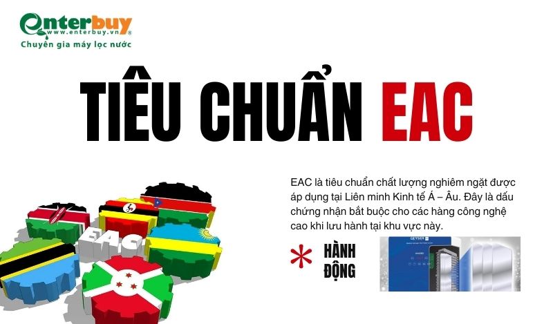 EAC là chứng nhận tiêu chuẩn chất lượng nghiêm ngặt hàng đầu thế giới