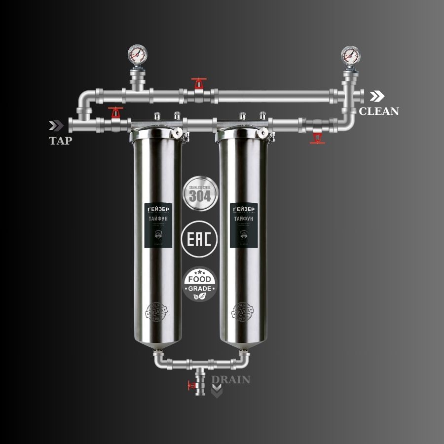 Hệ thống lọc nước tổng đầu nguồn Geyser Ecotar 2F