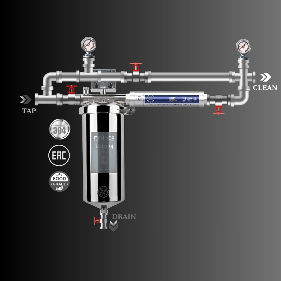 Hệ thống lọc tổng đầu nguồn Geyser Ecotar 1F1As