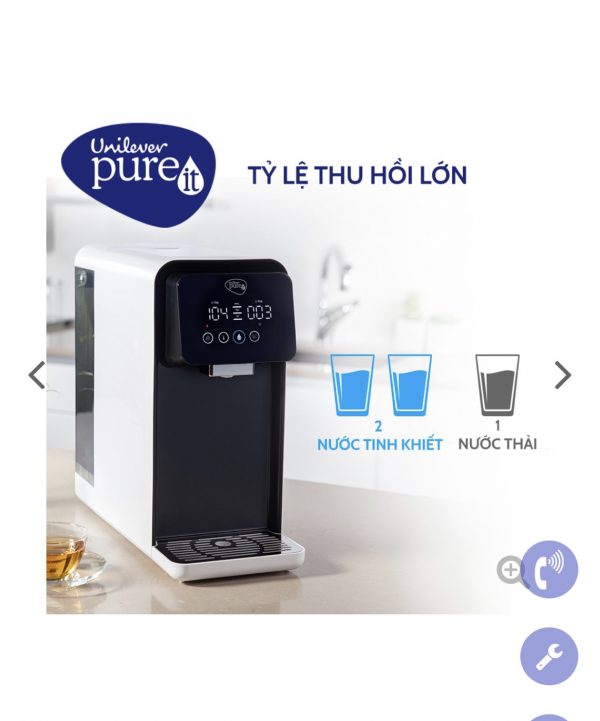 Máy lọc nước nóng lạnh PUREIT LAVITA CR5240