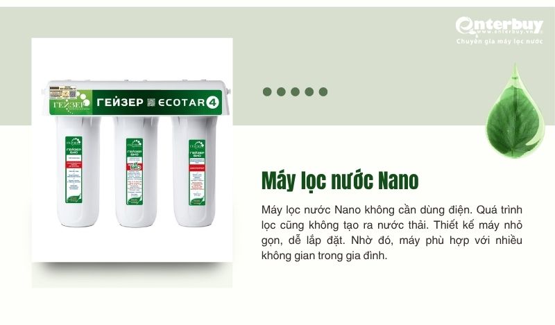 Máy lọc nước Nano có tốt không?