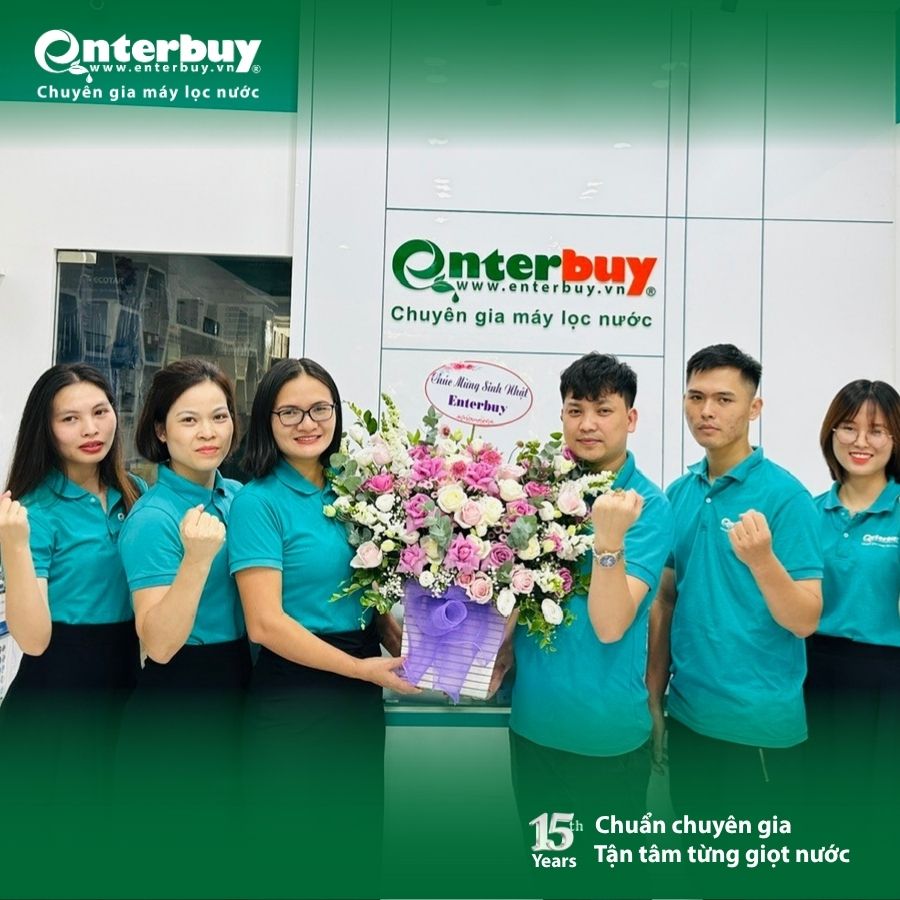 Hành trình 15 năm phát triển Enterbuy – chuyên gia máy lọc nước Việt Nam