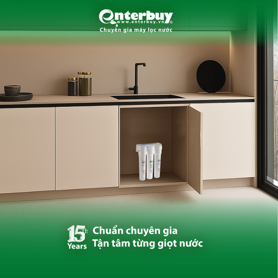 Máy lọc nước dưới chậu rửa Geyser Ecotar 3 Smart