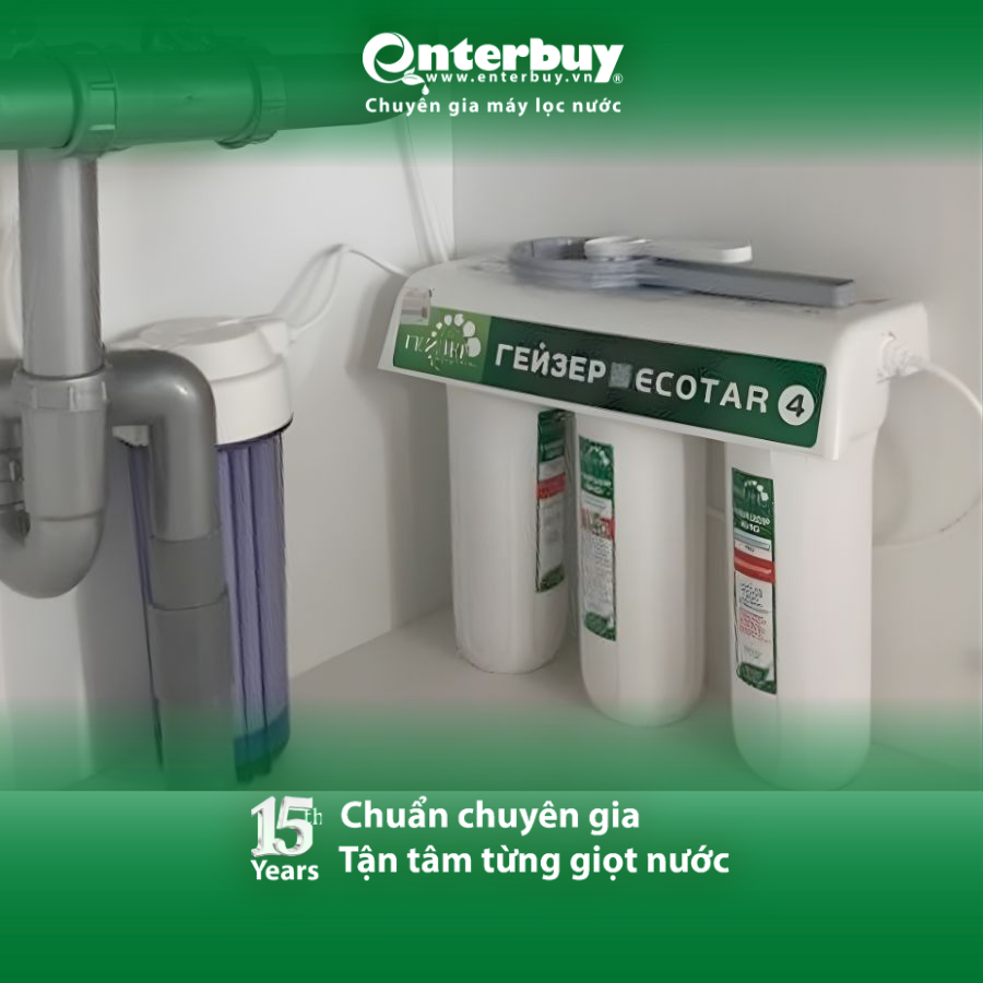 Máy lọc nước Geyser nhỏ gọn tiết kiệm không gian