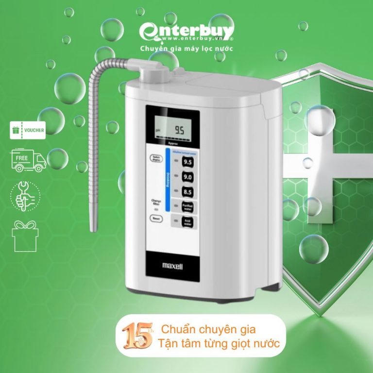 Máy lọc nước ion kiềm giàu Hydro Atica Maxell MHY-AWS5