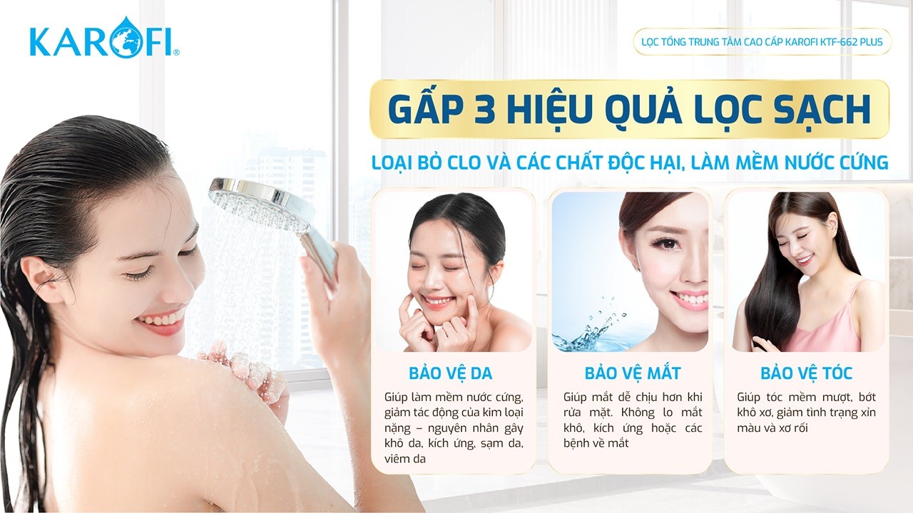 Máy lọc nước tổng đầu nguồn Karofi KTF- 662