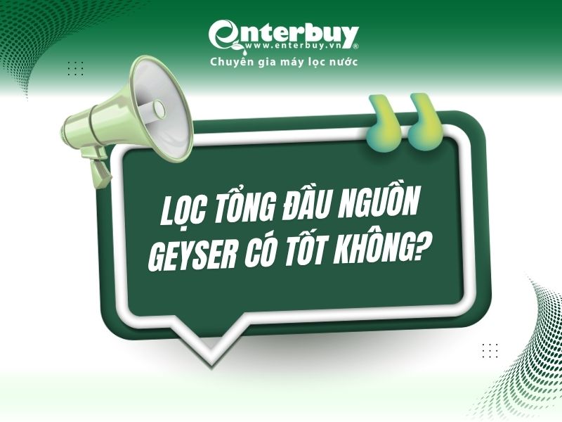 Lọc tổng đầu nguồn Geyser có tốt không? Review một số dòng tốt nhất