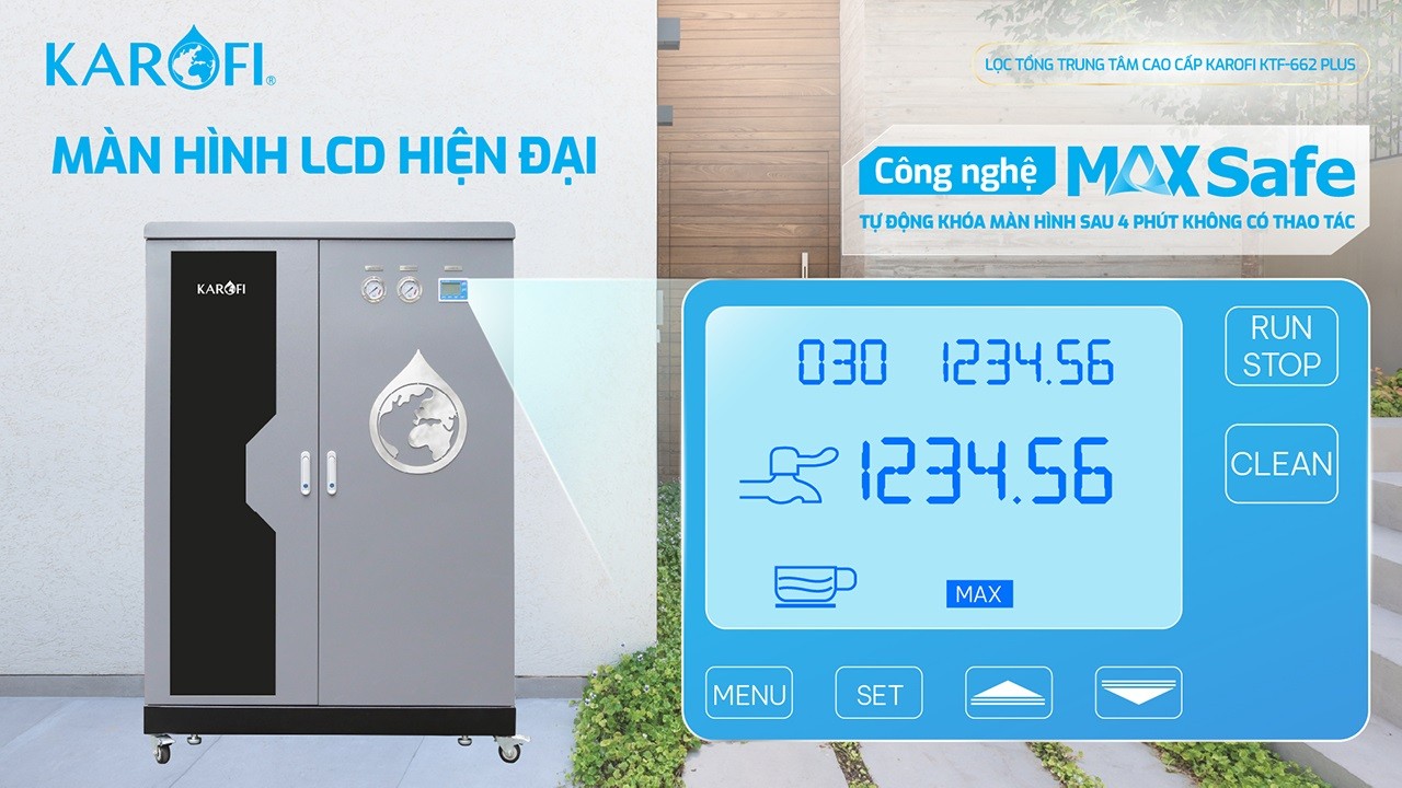 Máy lọc nước tổng đầu nguồn Karofi KTF- 662