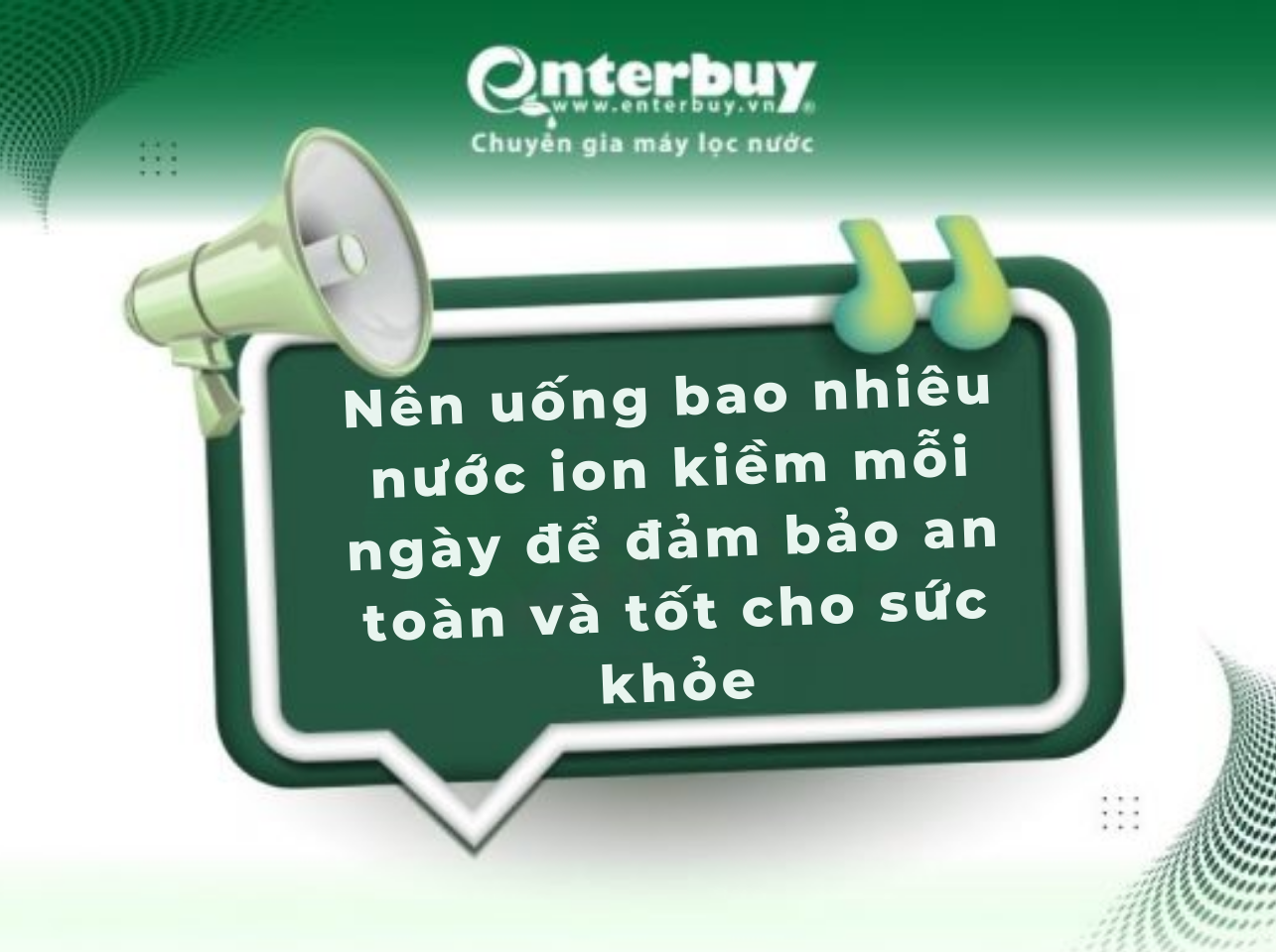 Nên uống bao nhiêu nước ion kiềm mỗi ngày để đảm bảo an toàn và tốt cho sức khỏe