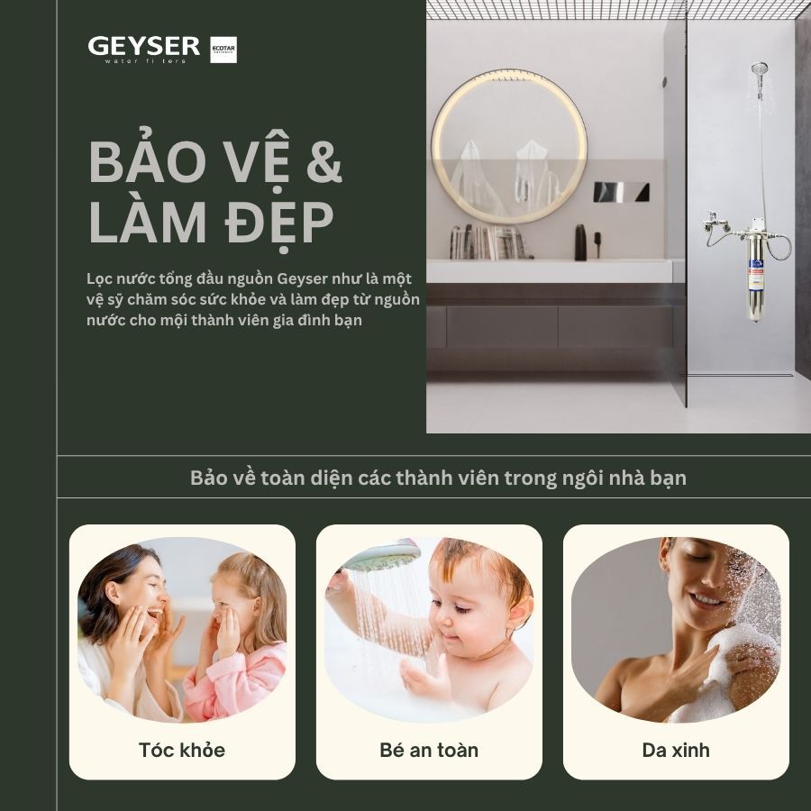 Lọc tổng đầu nguồn bảo vệ gia đình toàn diện