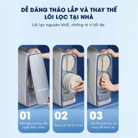 Máy lọc nước A.O.Smith X1000 để gầm cao cấp tuổi thọ lõi lọc cao nhất hiện nay