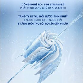 Máy lọc nước A.O.Smith X1000 để gầm cao cấp tuổi thọ lõi lọc cao nhất hiện nay