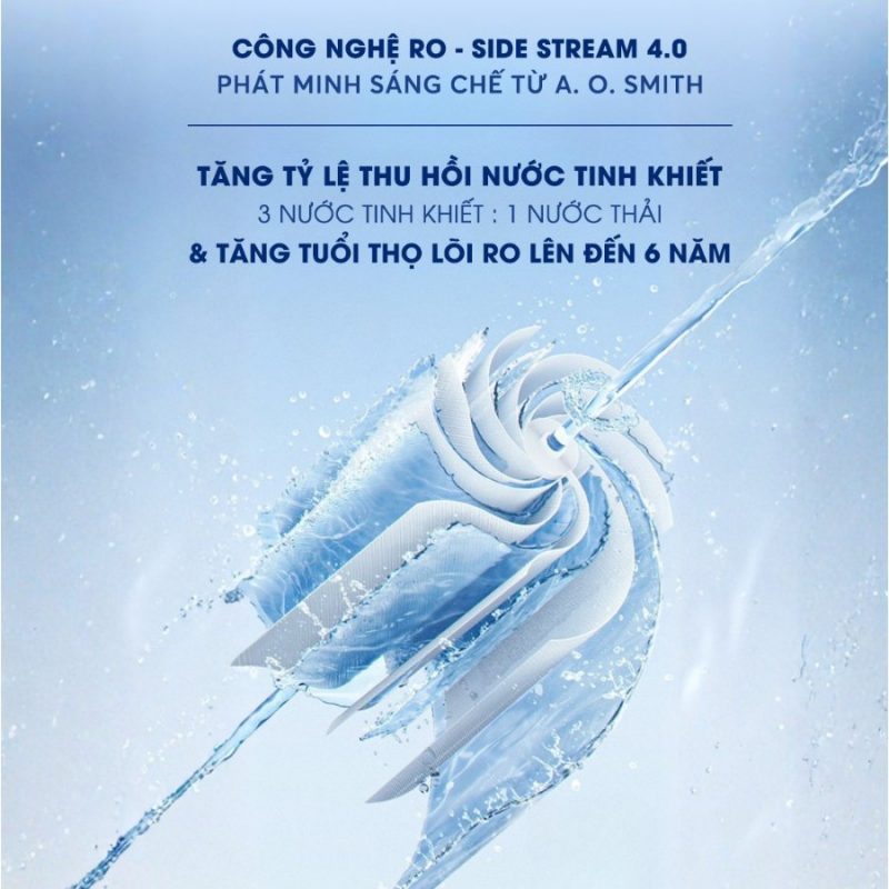 Máy lọc nước A.O.Smith X1000 để gầm cao cấp tuổi thọ lõi lọc cao nhất hiện nay