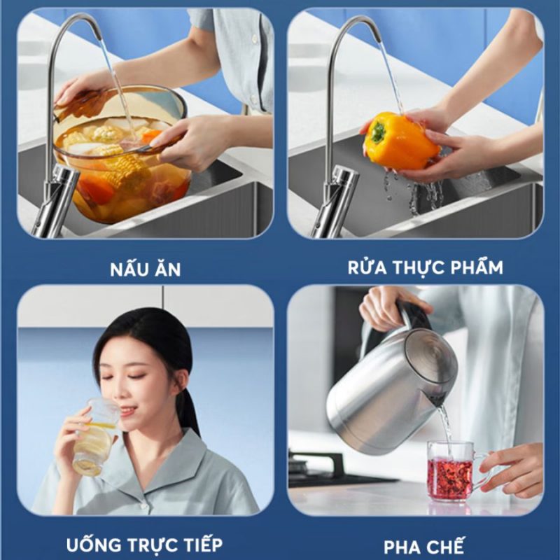 Máy lọc nước A.O.Smith X1000 để gầm cao cấp tuổi thọ lõi lọc cao nhất hiện nay