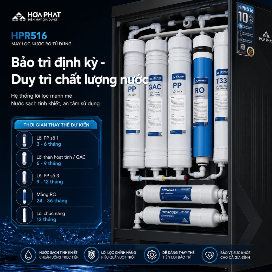Bảo trì định kỳ - Duy trì chất lượng nước