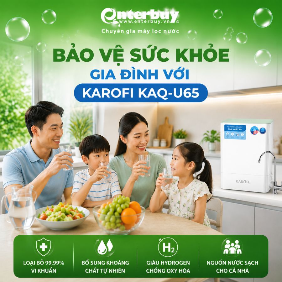 Bảo vệ sức khỏe gia đình với Karofi KAQ-U65