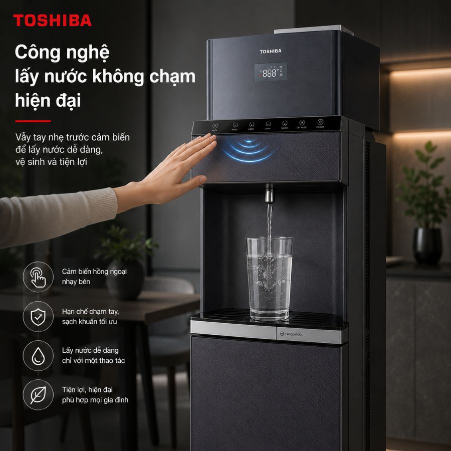 Công nghệ lấy nước không chạm hiện đại