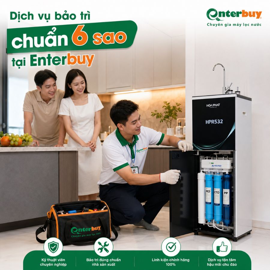 Dịch vụ bảo trì chuẩn 6 sao tại Enterbuy