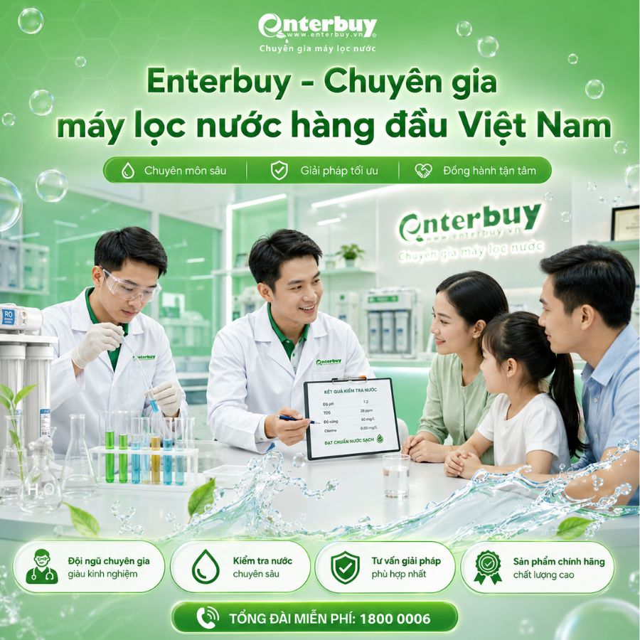 Enterbuy - Chuyên gia máy lọc nước hàng đầu Việt Nam