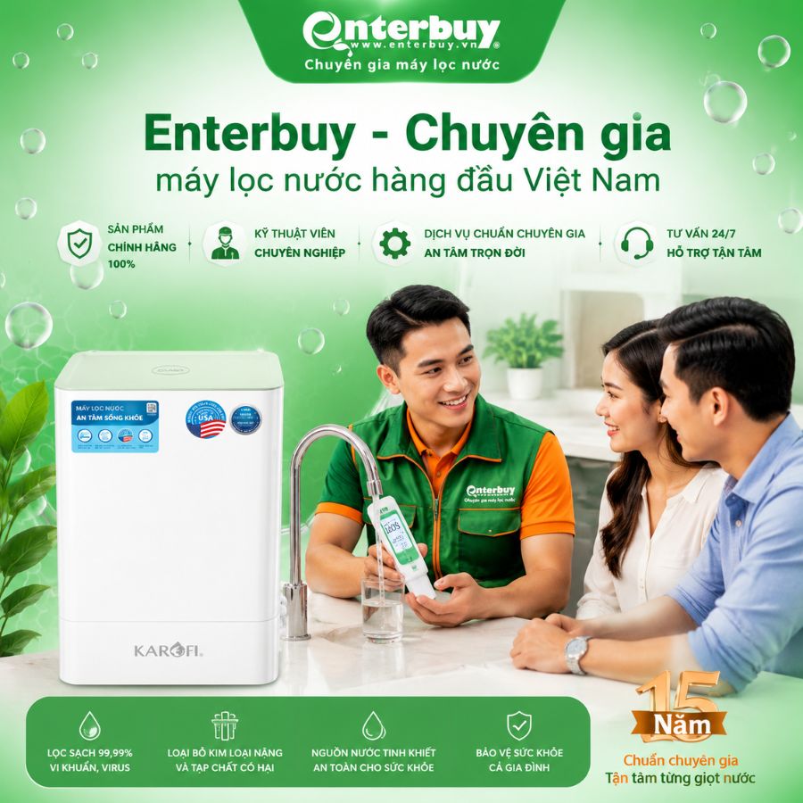 Enterbuy - Chuyên gia máy lọc nước hàng đầu Việt Nam