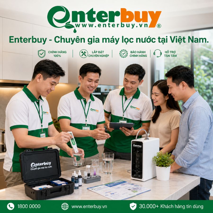 Enterbuy - Chuyên gia máy lọc nước tại Việt Nam