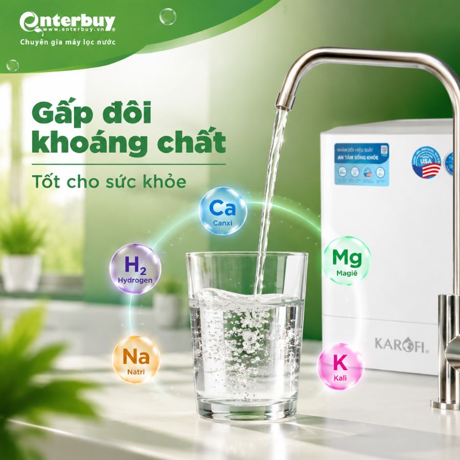 Gấp đôi khoáng chất - Tốt cho sức khỏe'