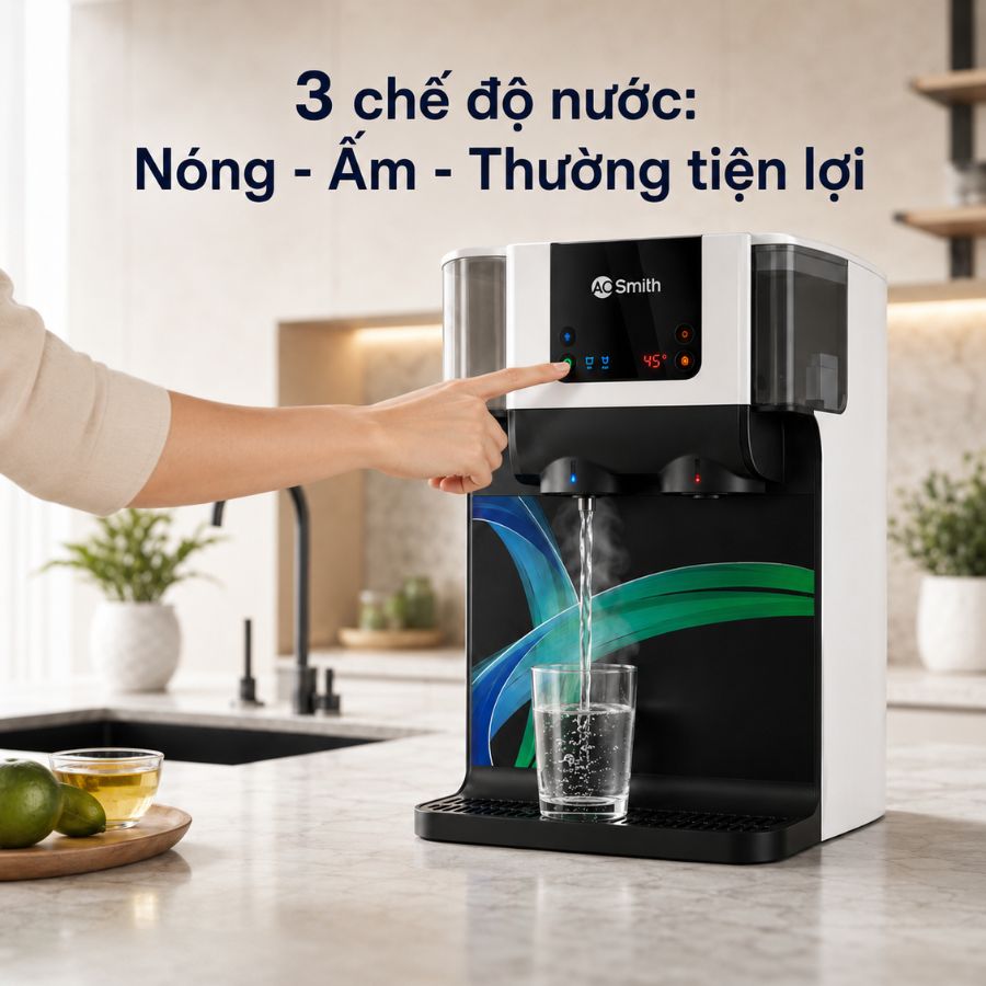 3 chế độ của máy lọc nước ECO-AOC75PUR