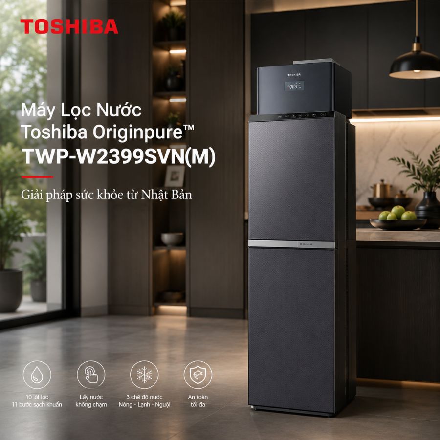 Máy Lọc Nước Toshiba Originpure™ TWP-W2399SVN(M) 