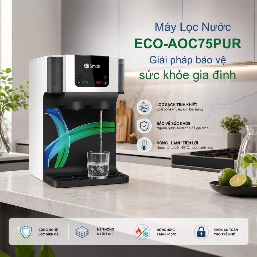 Máy Lọc Nước A.O.Smith ECO-AOC75PUR