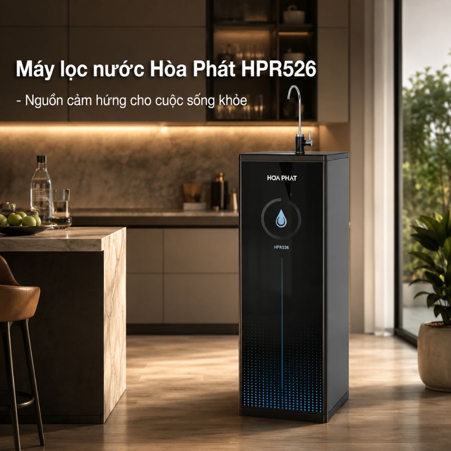 Máy lọc nước Hòa Phát HPR526 - Nguồn cảm hứng cho cuộc sống khỏe
