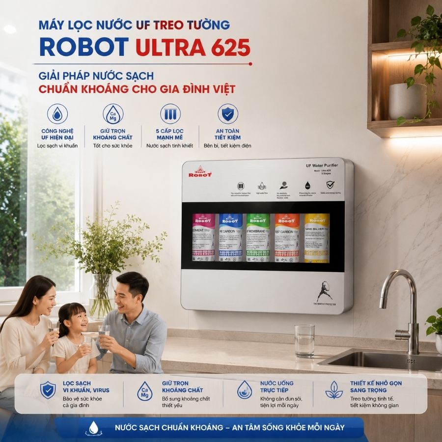 Máy lọc nước UF Robot ULTRA 625