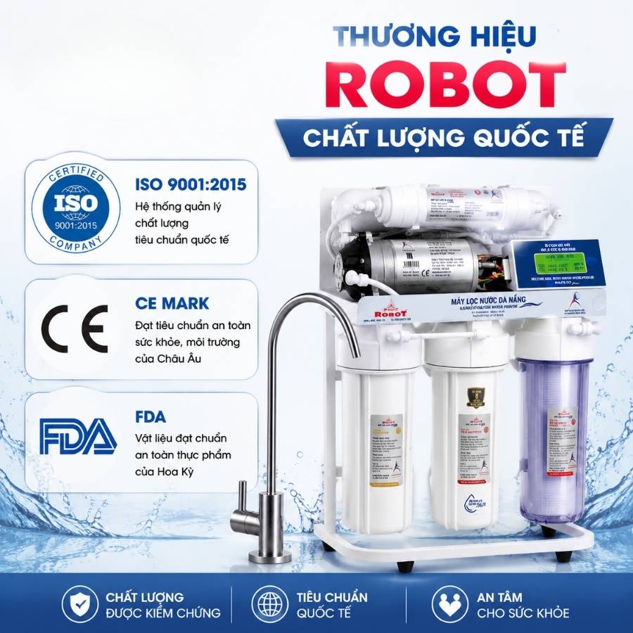 Máy lọc nước R.O ROBOT Alpha 939G - Chất lượng quốc tế