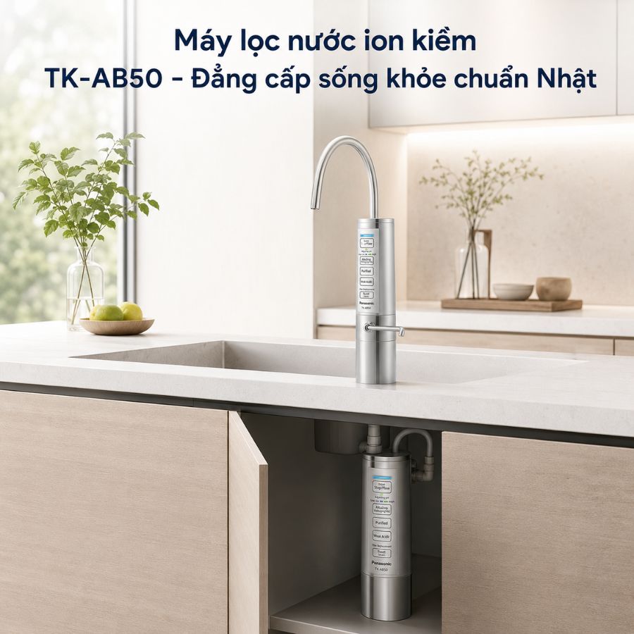 Máy lọc nước ion kiềm TK-AB50 - Đẳng cấp sống khỏe chuẩn Nhật