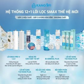 Máy lọc nước nóng lạnh Hydro-ion Kiềm Karofi SA8 PREMIUM