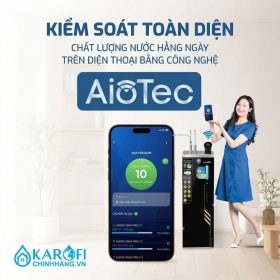 Máy lọc nước nóng lạnh Hydro-ion Kiềm Karofi SA8 PREMIUM