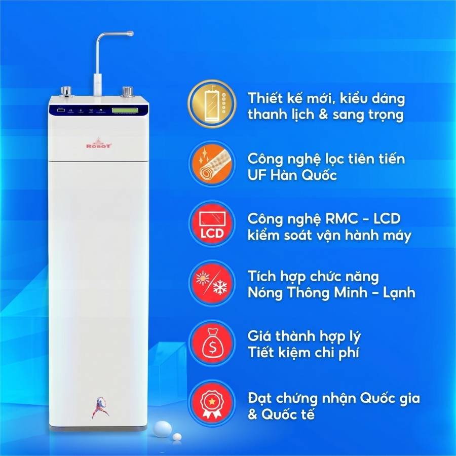 Ưu điểm nổi bật của máy lọc nước ROBOT UltraQC-6U