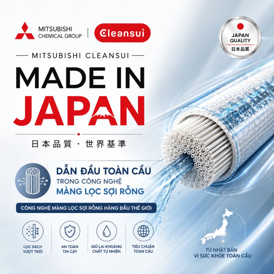 Mitsubishi Cleansui - uy tín và chất lượng