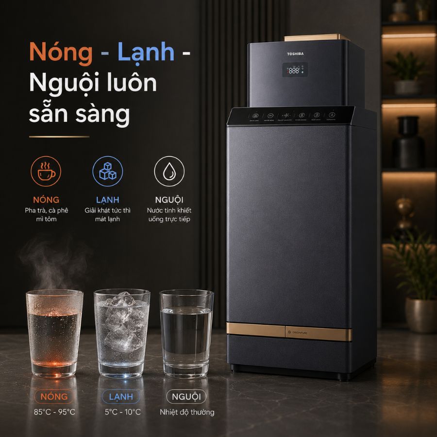 Nóng - Lạnh - Nguội luôn sẵn sàng'